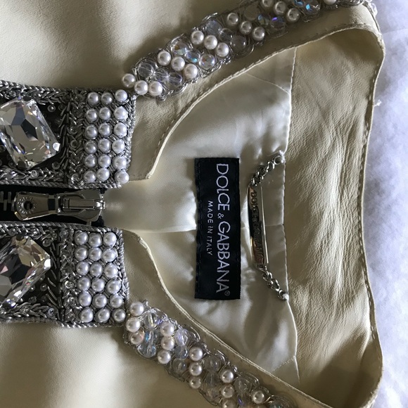 Dolce and Gabbana runway embellished leather jacke - Picture 3 of 11